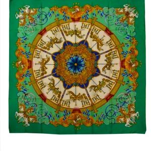 Hermes 35' silk scarf